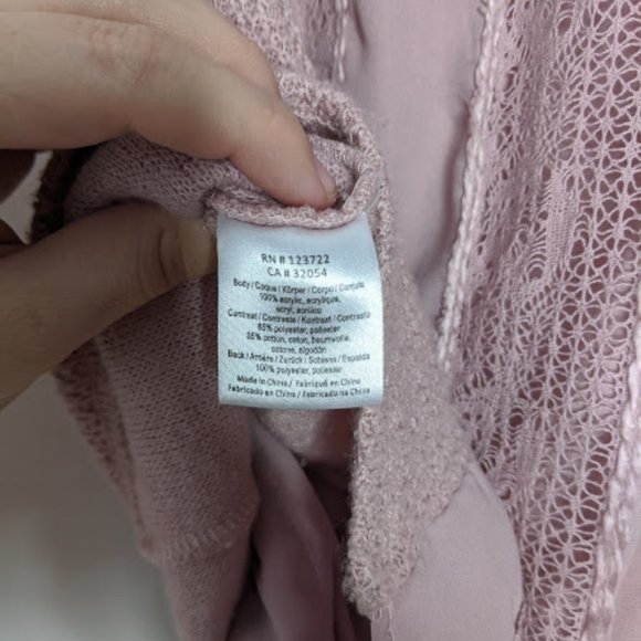 Anthropologie One September Feather Lace Shirt - Picture 8 of 8